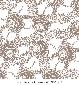 Lace background, ornamental flowers. Vector texture design, lingerie and jewelry. Your invitation cards, wallpaper.