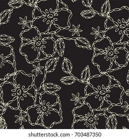 Lace background, ornamental flowers. Vector texture design, lingerie and jewelry. Your invitation cards, wallpaper.