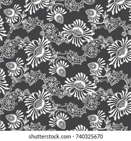 Lace background, ornamental flowers. Vector texture design, lingerie and jewelry. Your invitation cards, wallpaper.