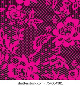 Lace background, ornamental flowers. Vector texture design, lingerie and jewelry. Your invitation cards, wallpaper.
