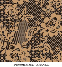 Lace background, ornamental flowers. Vector texture design, lingerie and jewelry. Your invitation cards, wallpaper.