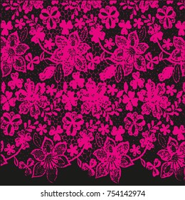 Lace background, ornamental flowers. Vector texture design, lingerie and jewelry. Your invitation cards, wallpaper.