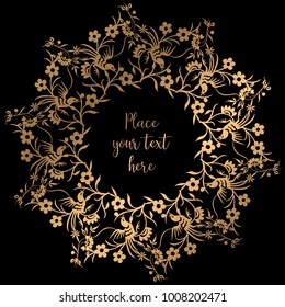 Lace background with a place for text
