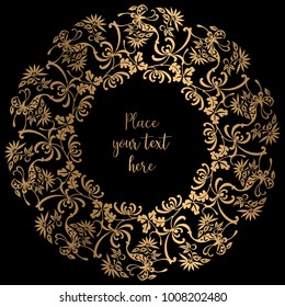 Lace background with a place for text