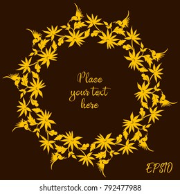 Lace background with a place for text