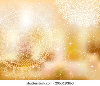 lace background with sparkle and blur