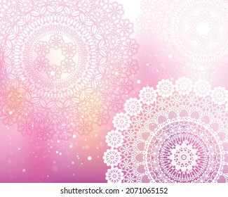 fondo de encaje con brillo y desenfoque