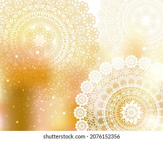 fondo de encaje con brillo y desenfoque