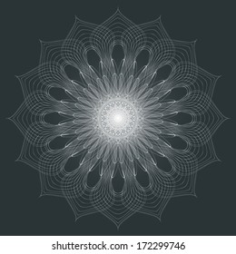 Lace background, wedding invitation vector design.