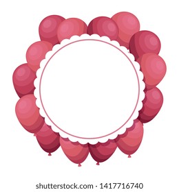 lace with balloons helium floating