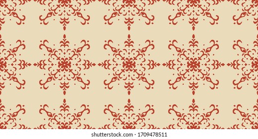 Spitzengrenze. Ikat nahtloses Muster. Vektorillustration bindet Farbstoff Shibori Druck mit Streifen und Chevron. Tintenfisch strukturierter japanischer Hintergrund. Ethnische Struktur. Böhmische Mode. Afrikanisch kreativ. Damast Teppich.