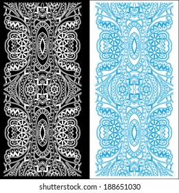 Lace border pattern, abstract decoration