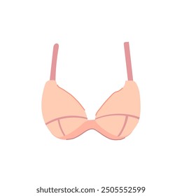 lace bra modern cartoon. pushup strapless, underwire plunge, racerback balconette lace bra modern sign. isolated symbol vector illustration