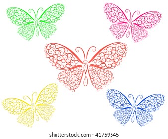 lace butterfly
