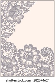 Lace card.