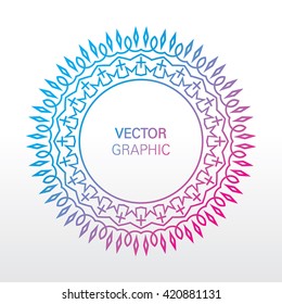 lace circle background