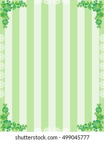 lace and cloverleaf frame