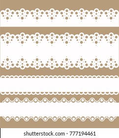 Lace Divider Set Vector