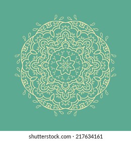 lace doily vector illustration