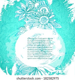 lace doodle background