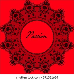 lace edge vector thread knitting illustration white 