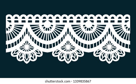 Lace Fabric Border Design