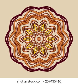 Lace  floral colorful ethnic ornament pattern flower