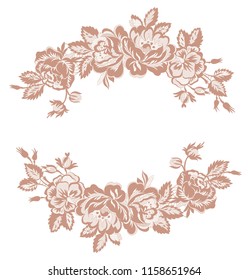 lace floral garland
