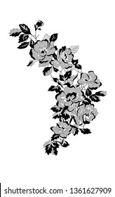lace floral garland