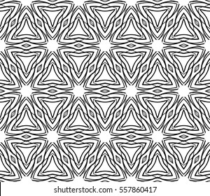 lace floral seamless pattern. vector illustration. for design, invitation, textile. black, white color