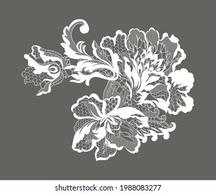Lace Flower, Bouquet, Vector Illustration