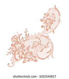 lace flower element