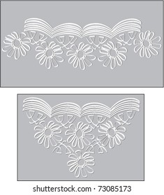 Lace flowers