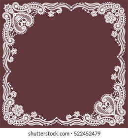 Lace Frame,