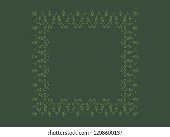 Lace frame. Decorative element for your design.