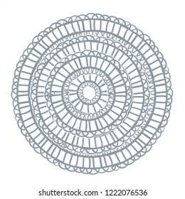 lace frame vector decorative design element background hand drawn circle