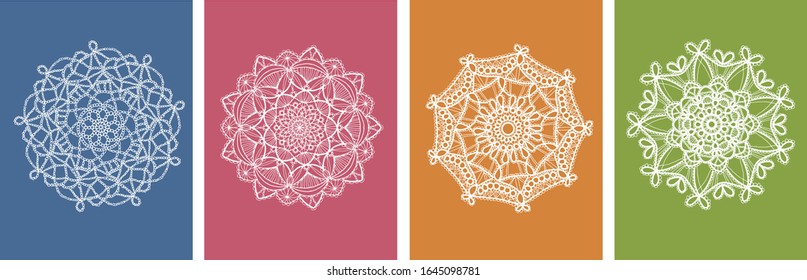 lace handwritting fasion pattern design