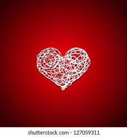Lace heart