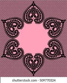 Lace Heart Frame