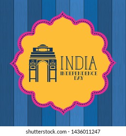 lace with indian gate temple