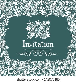 Lace invitation