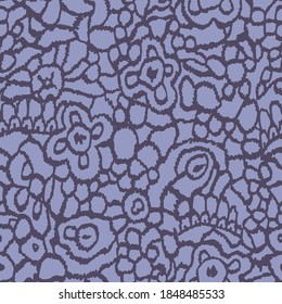 Lace knitting texture. Stained glass window ornament. Geometric seamless pattern with floral shapes and botanical elements. Vintage tracery style print design. Good for fabric, textile, wallpaper.