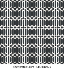 Lace line seamless abstract pattern monochrome or two colors vector