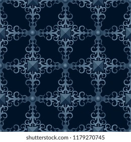 Lace. Lace Mesh. Ornate pattern. Seamless texture. Victorian style. Vector graphics. Seamless lace pattern