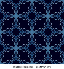 Lace. Lace Mesh. Ornate pattern. Seamless texture. Victorian style. Vector graphics. Seamless lace pattern