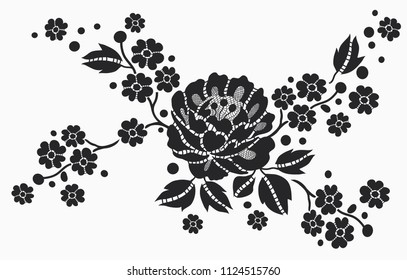 Lace motif design