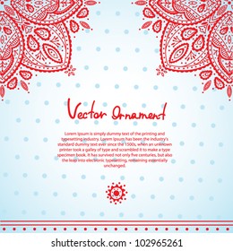Lace ornament background