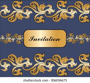 Lace ornament background. Vector
