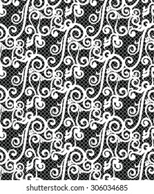 Lace ornament background. Vector