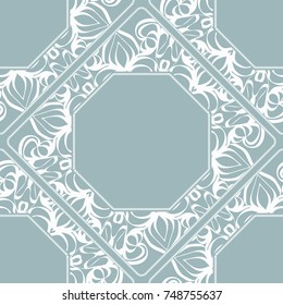 lace ornament. seamless vector pattern. pastel color.